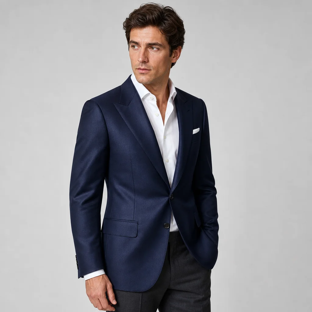 Slate Grey Slim Fit Blazer