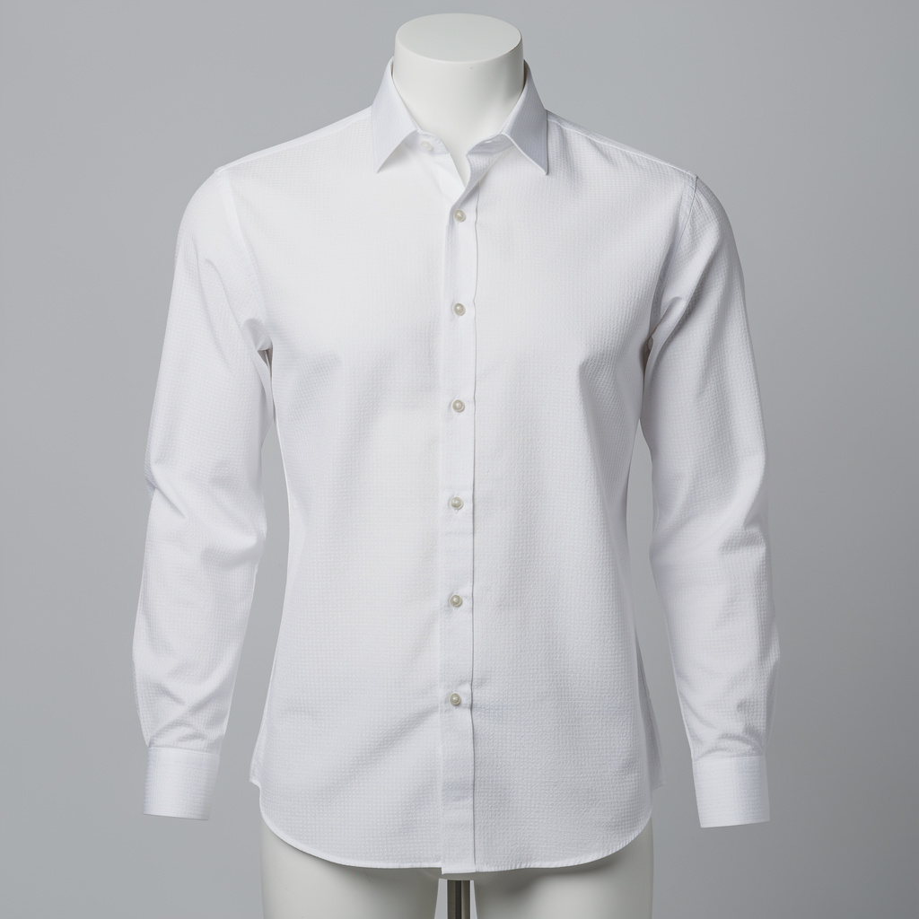 White Oxford Button-Down Shirt
